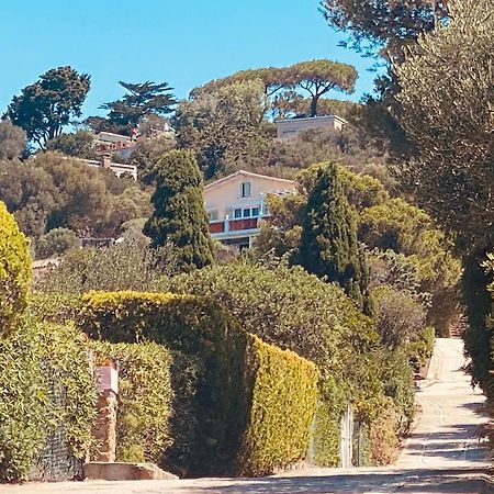 Ferienwohnung Les Oreades, Studio Le Marin Avec Vue Mer Imprenable Île du Levant Exterior foto